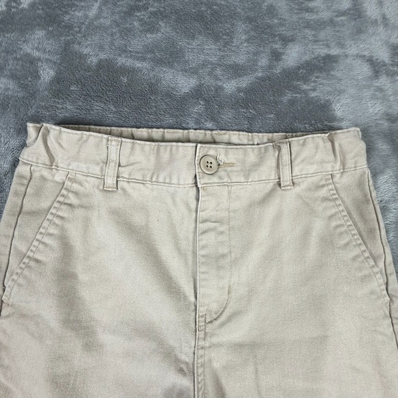 Old Navy Boy's Khaki Shorts Size 12 Built-In-Flex Adjustable Waist Camel - Picture 9 of 14